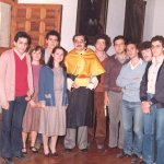 Alumnos de Histología. 1982